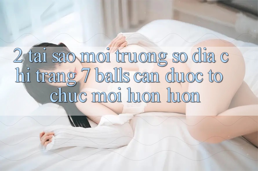 2. Tại Sao Môi trường số Địa chỉ trang 7 balls Cần Được “Tổ chức Mới” Luôn luôn?