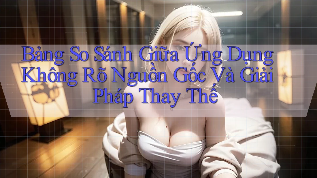 Bảng So Sánh Giữa Ứng Dụng Không Rõ Nguồn Gốc Và Giải Pháp Thay Thế