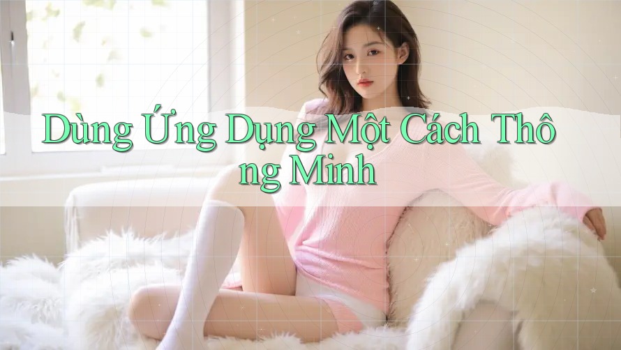 Dùng Ứng Dụng Một Cách Thông Minh