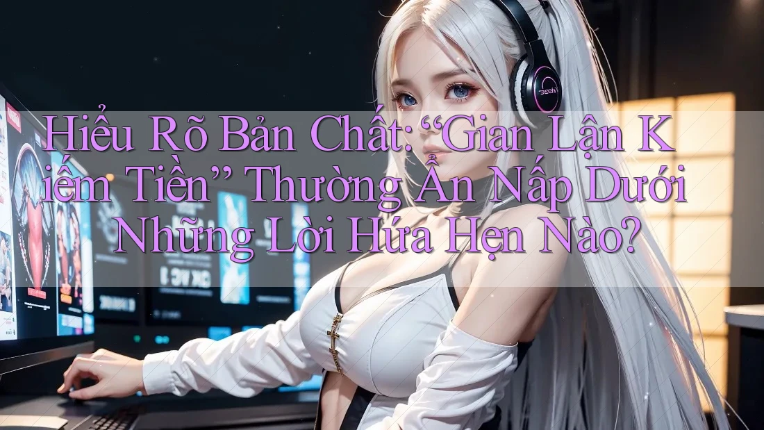 Hiểu Rõ Bản Chất: “Gian Lận Kiếm Tiền” Thường Ẩn Nấp Dưới Những Lời Hứa Hẹn Nào?
