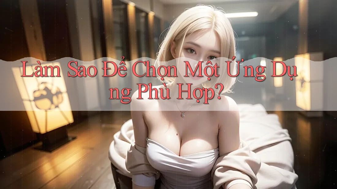 Làm Sao Để Chọn Một Ứng Dụng Phù Hợp?