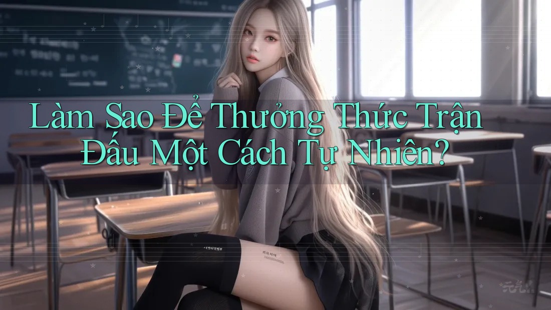 Làm Sao Để Thưởng Thức Trận Đấu Một Cách Tự Nhiên?