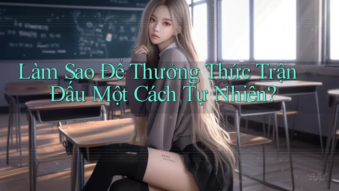Làm Sao Để Thưởng Thức Trận Đấu Một Cách Tự Nhiên?