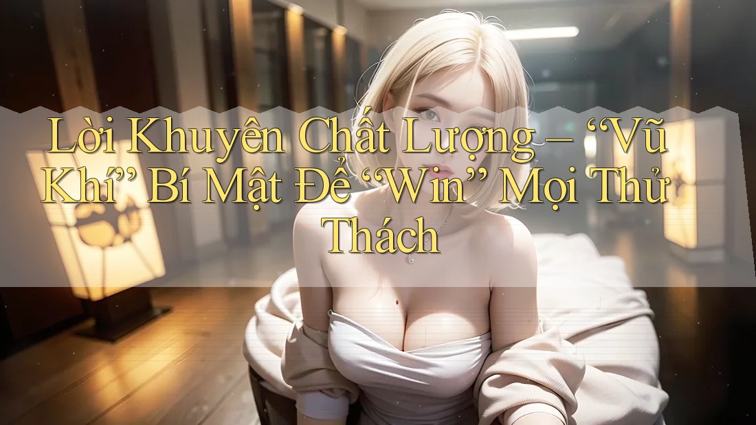Lời Khuyên Chất Lượng – “Vũ Khí” Bí Mật Để “Win” Mọi Thử Thách