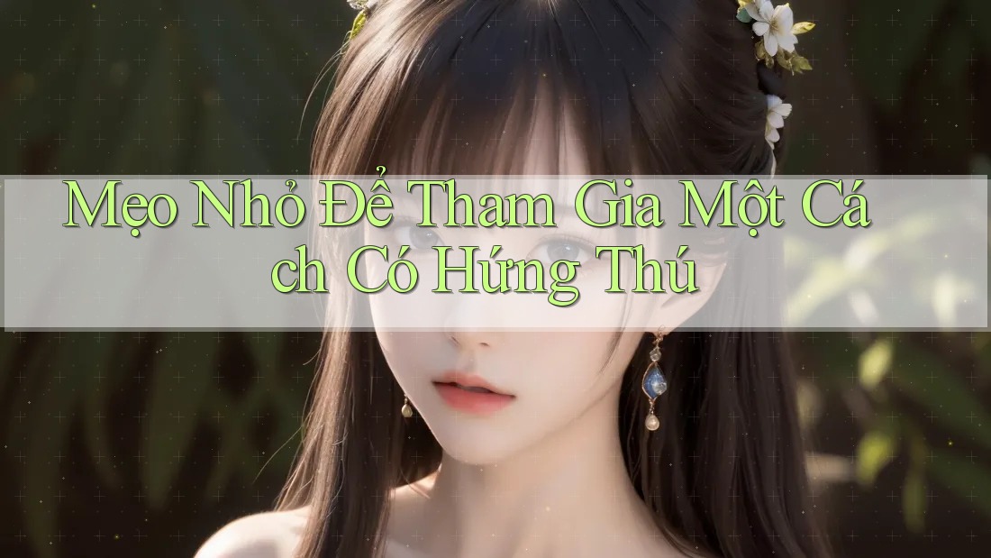 Mẹo Nhỏ Để Tham Gia Một Cách Có Hứng Thú