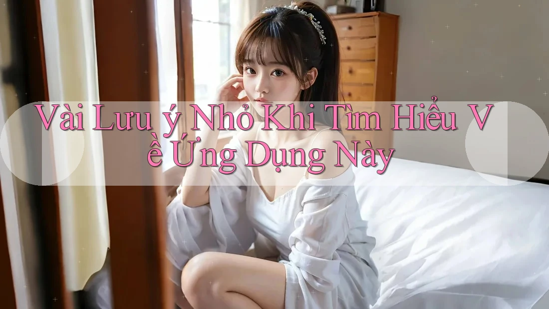 Vài Lưu ý Nhỏ Khi Tìm Hiểu Về Ứng Dụng Này